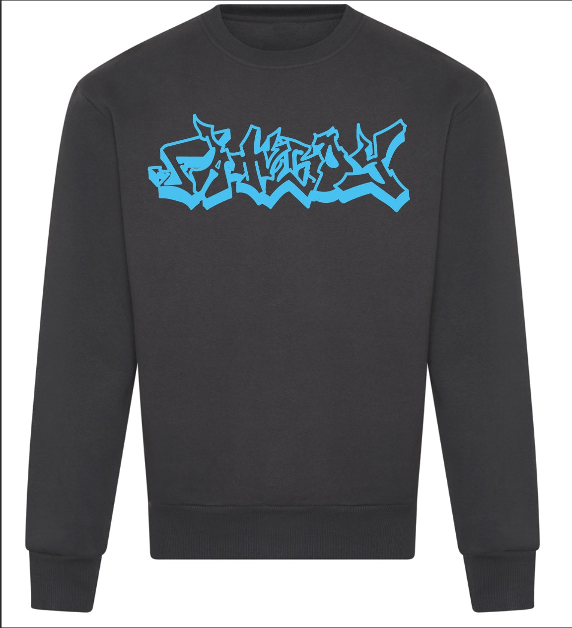CHARCOAL EMBROIDERED JUMPER