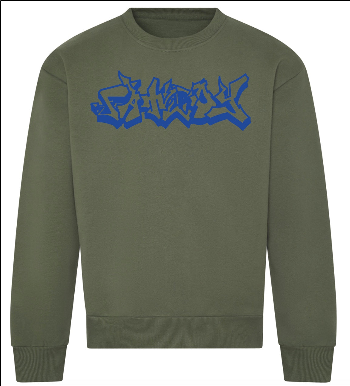 EARTHY GREEN EMBROIDERED JUMPER