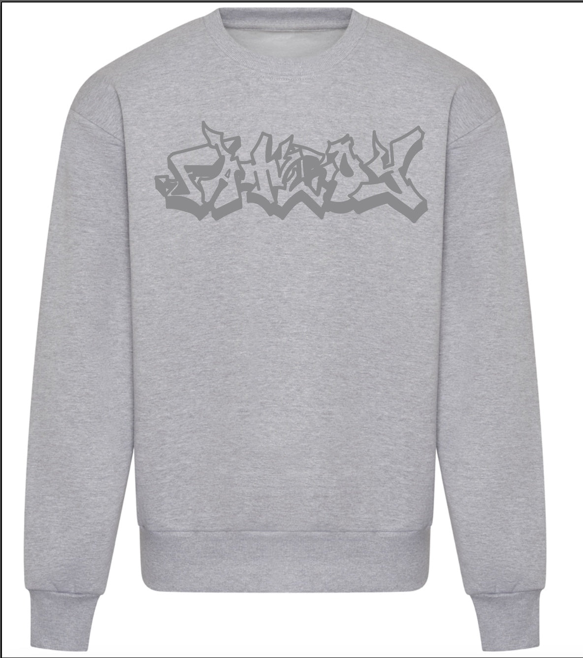 HEATHER GREY EMBROIDERED JUMPER (Copy)