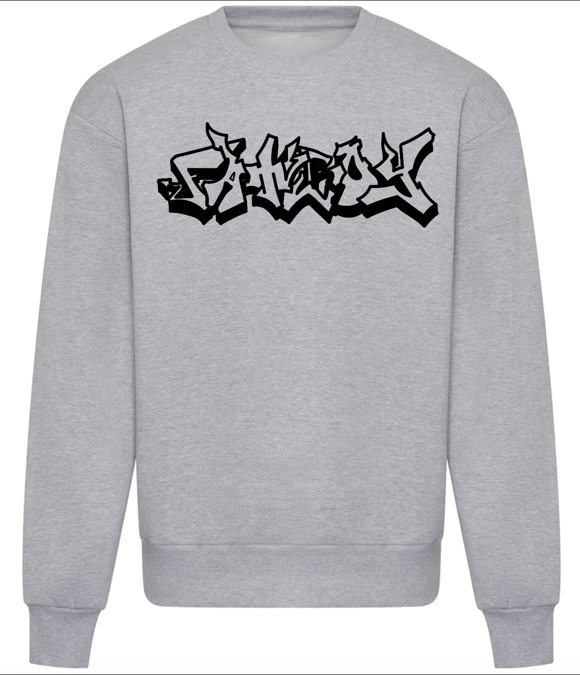 HEATHER GREY EMBROIDERED JUMPER (Copy)