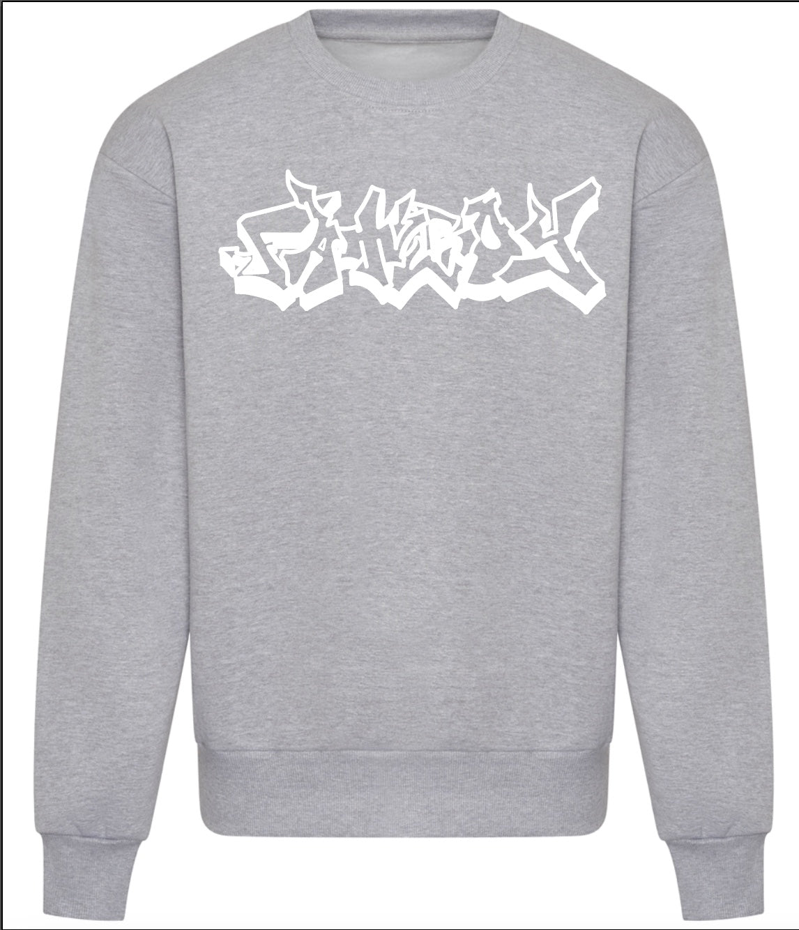 HEATHER GREY EMBROIDERED JUMPER (Copy)