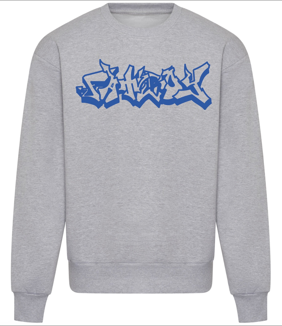 HEATHER GREY EMBROIDERED JUMPER (Copy)