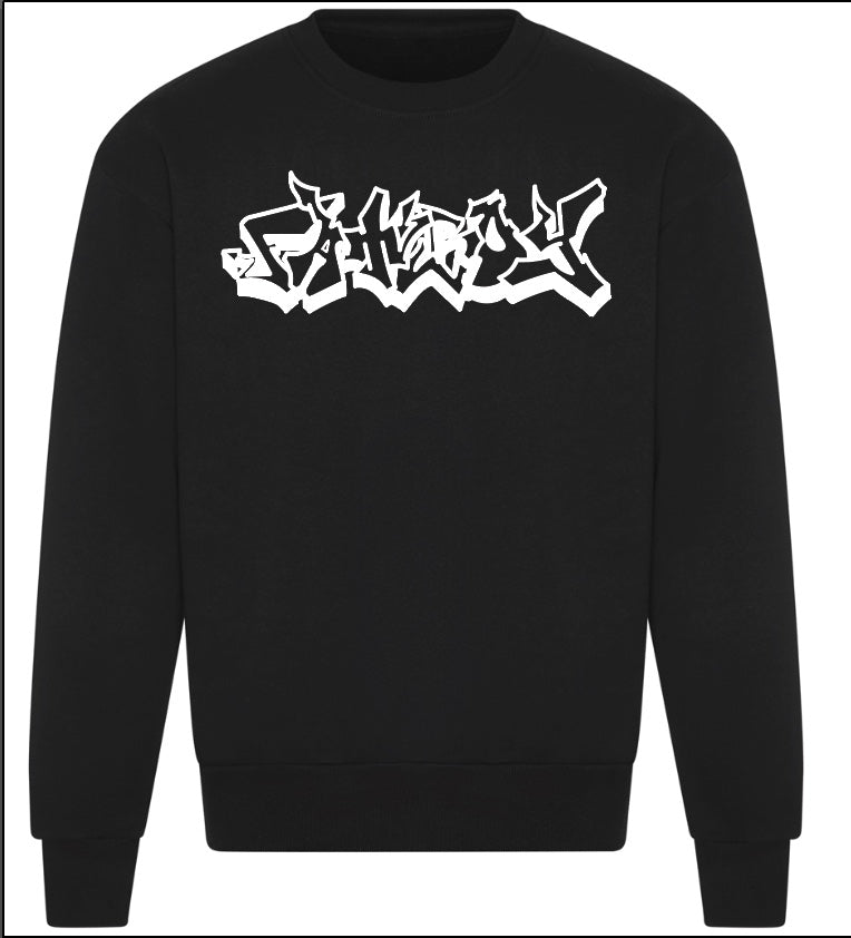 BLACK EMBROIDERED JUMPER