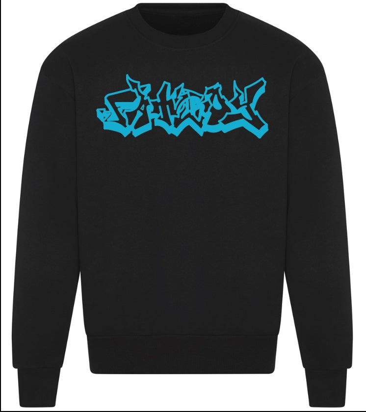 BLACK EMBROIDERED JUMPER