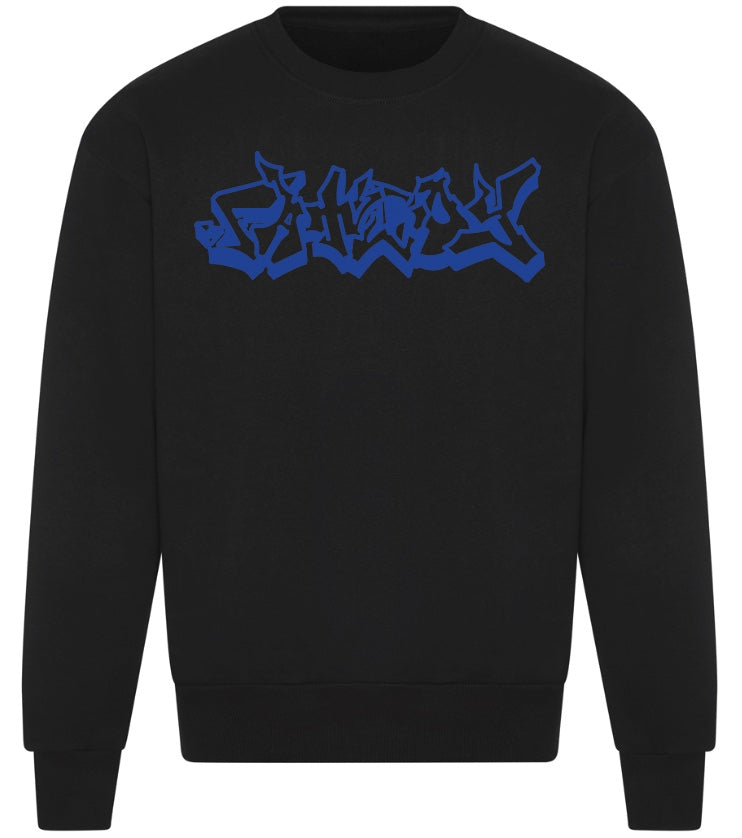 BLACK EMBROIDERED JUMPER