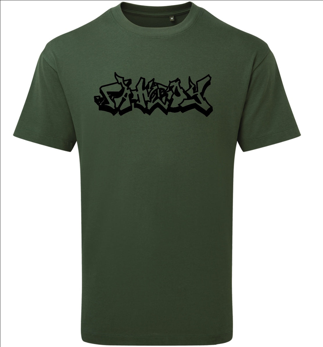 GREEN EMBROIDERED T