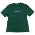 FATBOY EMBROIDERED T | GREEN + LIGHT BLUE