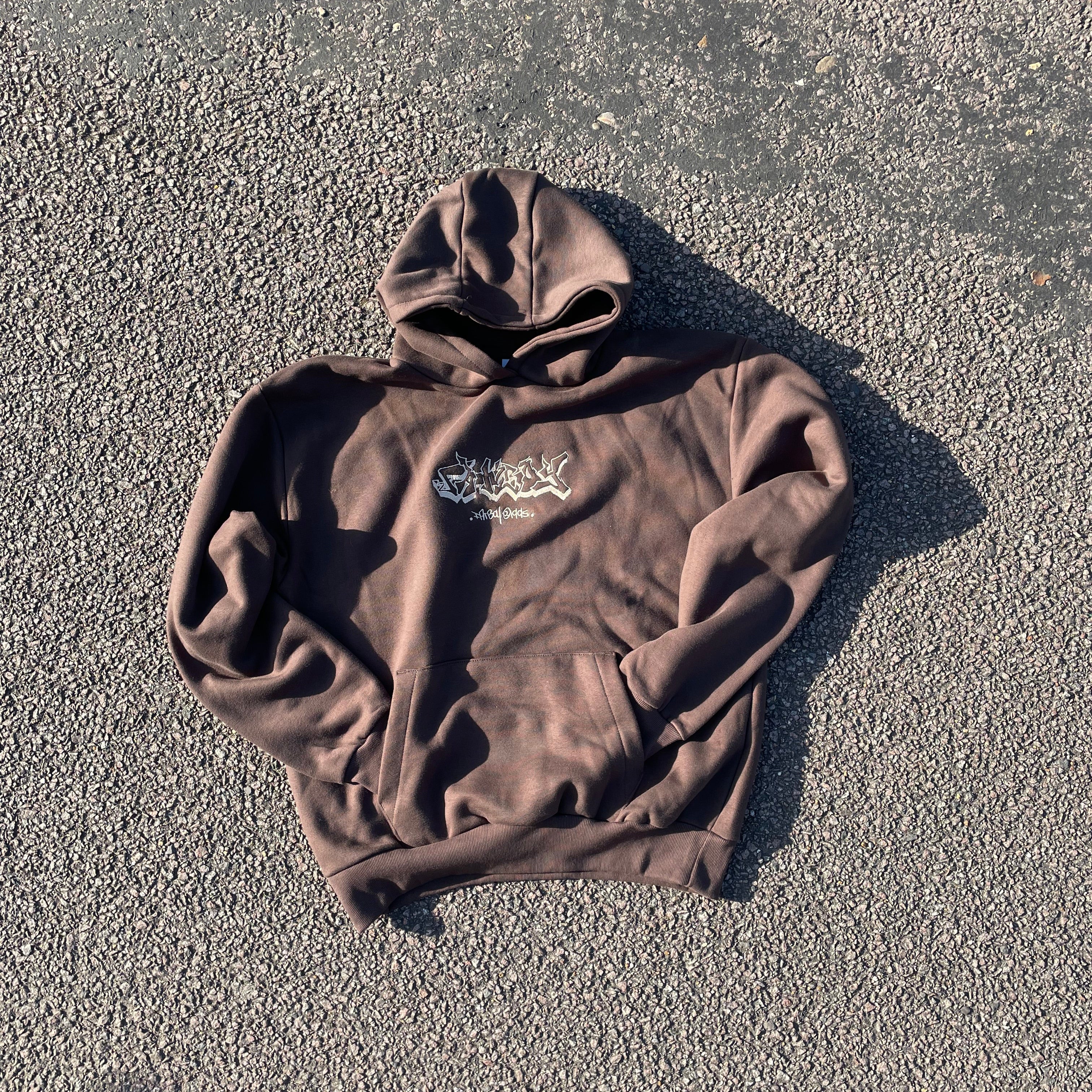FATBOY BROWN + CREAM HOODIE