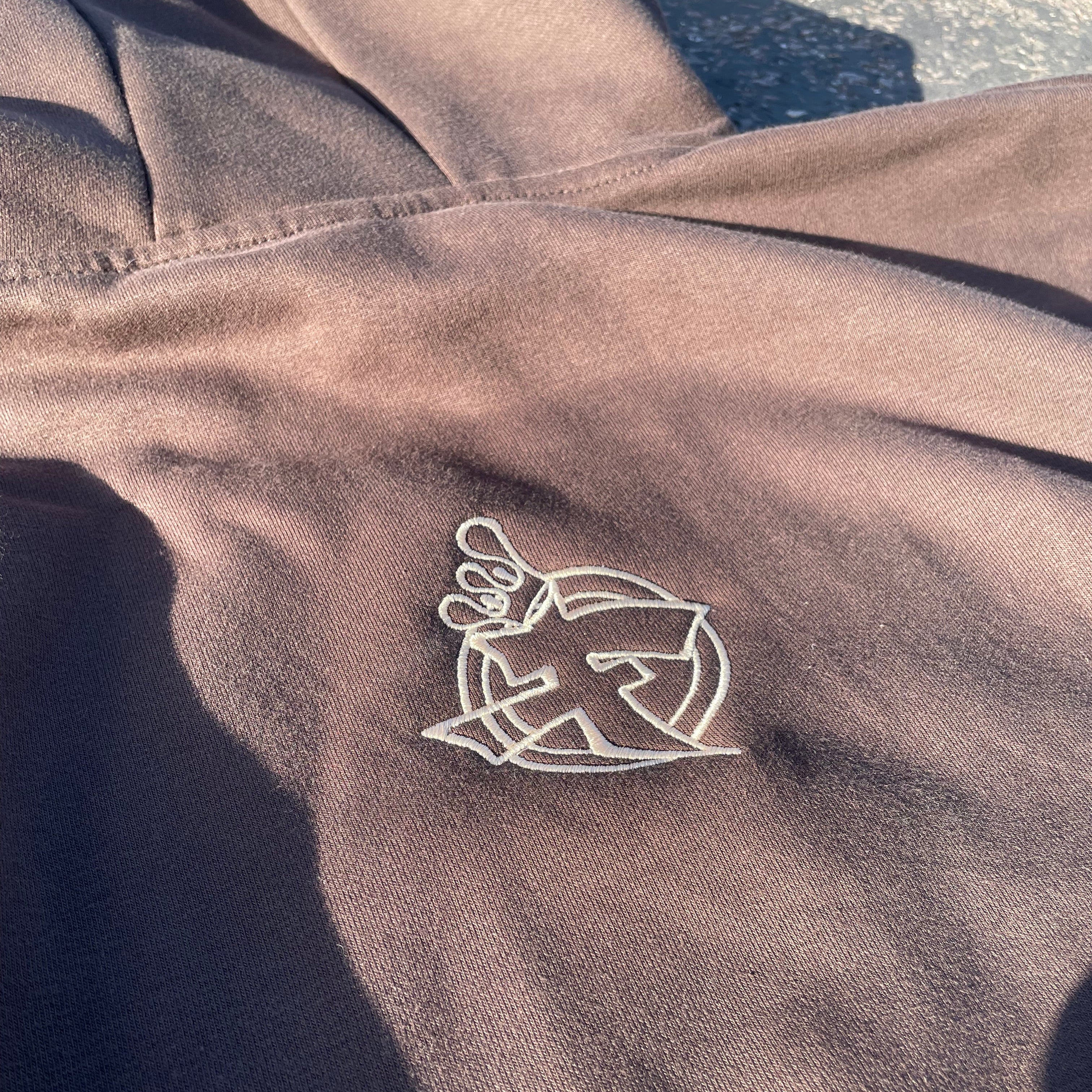 FATBOY BROWN + CREAM HOODIE