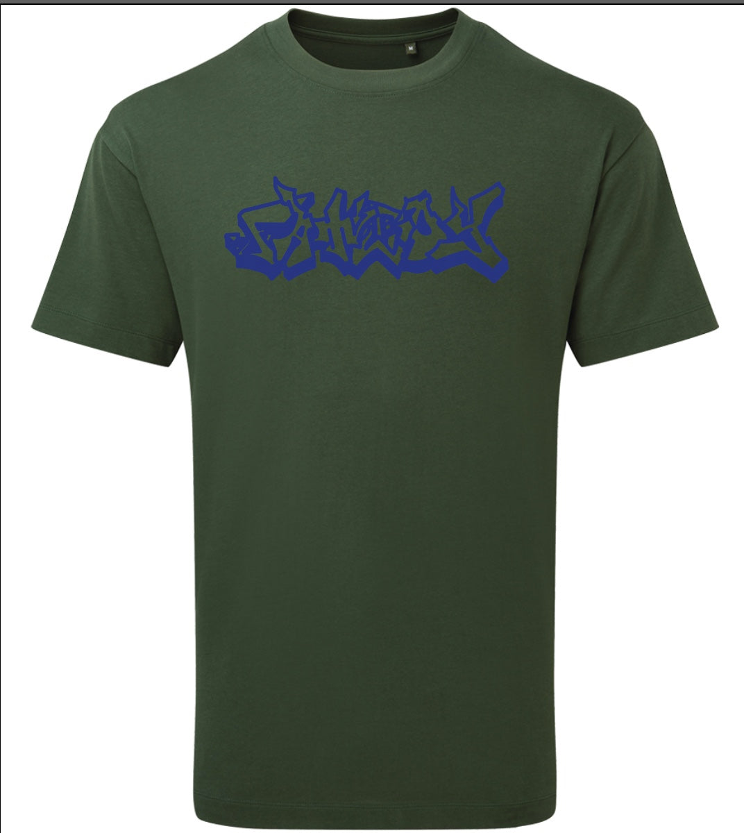 GREEN EMBROIDERED T